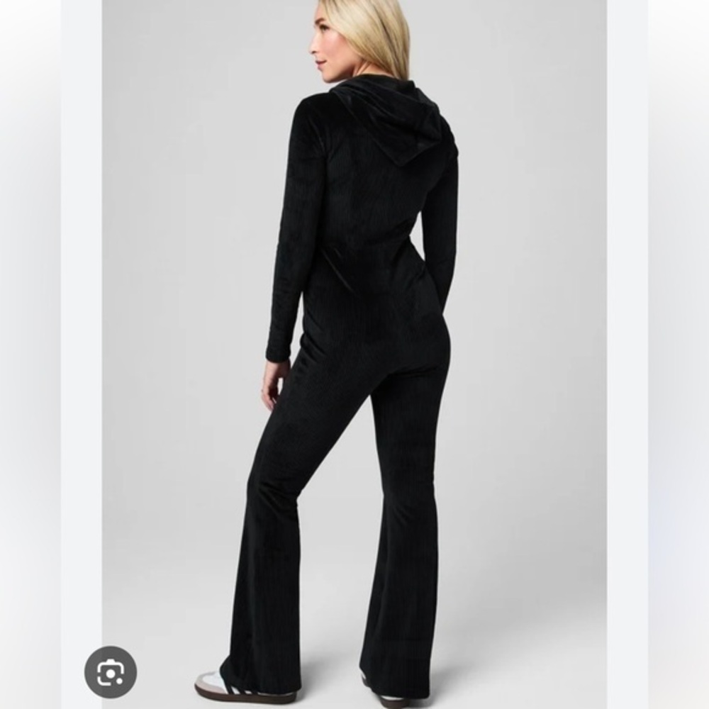 Victoria's Secret plush & lush y2k Elegant Black Long Sleeve jumpsuit one piece